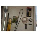 Contents of Cabinet - Primary Wire, Propane Torches, Clamps, Blades