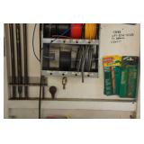Contents of Cabinet - Primary Wire, Propane Torches, Clamps, Blades