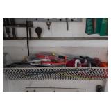 Contents of Cabinet - Primary Wire, Propane Torches, Clamps, Blades