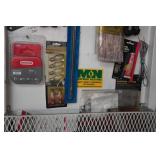 Contents of Cabinet - Primary Wire, Propane Torches, Clamps, Blades