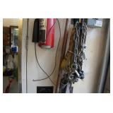 Contents of Cabinet - Primary Wire, Propane Torches, Clamps, Blades