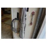 Contents of Cabinet - Primary Wire, Propane Torches, Clamps, Blades