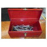 Waterloo Metal Toolbox with Zip Ties