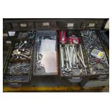 Organizer Drawers with Small Parts and Fasteners