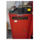 Stack-On Toolbox Side Cabinet with Contents - Taps and Dies