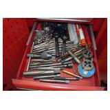 Stack-On Toolbox Side Cabinet with Contents - Taps and Dies