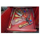 Stack-On Toolbox Side Cabinet with Contents - Taps and Dies