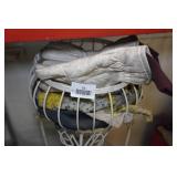 Metal Rack with Work Gloves