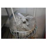 Metal Rack with Work Gloves