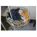 Metal Rack with Work Gloves