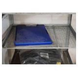 Metal Rack with Contents