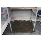 Metal Rack with Contents