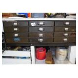 Organizer Drawers with Small Parts and Fasteners