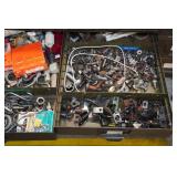 Organizer Drawers with Small Parts and Fasteners