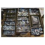 Organizer Drawers with Small Parts and Fasteners - Automotive Lighters