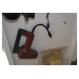 Contents of Cabinet - Riding Gear, Solder Irons, Lawn and Garden Chemicals