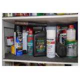 Contents of Cabinet - Riding Gear, Solder Irons, Lawn and Garden Chemicals