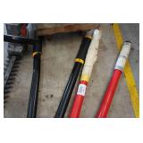 Loppers, Hedge Trimmer, and Sprayer with Small 4 Wheel Cart