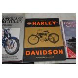 Assorted Harley Davidson and Motorcycle Books