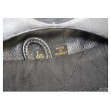 Harley Davidson Black Leather Jacket - Large Regular