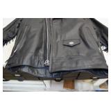 Harley Davidson Black Leather Jacket - Large