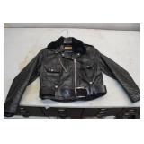 Vintage Harley Davidson Black Leather Jacket