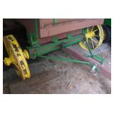 Antique Steel Wheel Horse-Drawn Wagon