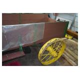 Antique Steel Wheel Horse-Drawn Wagon