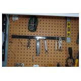 Assorted Tools - Channellock, Bench Vise, Vise Grips