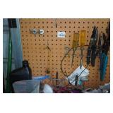 Assorted Tools - Channellock, Bench Vise, Vise Grips
