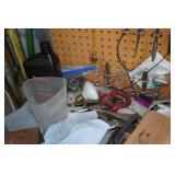 Assorted Tools - Channellock, Bench Vise, Vise Grips