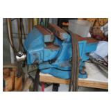 Assorted Tools - Channellock, Bench Vise, Vise Grips