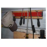 Assorted Tools - Channellock, Bench Vise, Vise Grips