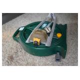 Hose Reel with Hose and Sprinkler