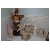 Assorted Decorative Statues