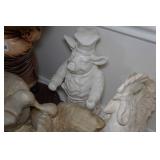 Assorted Decorative Statues