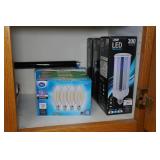Assorted Light Bulbs - LED, Heat Lamp