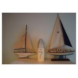 Sailboat and Buoy Décor
