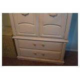 Wood Armoire with Drawers
