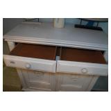 Wood Armoire with Drawers