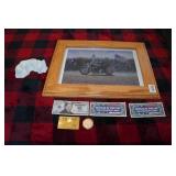 Donald Trump Collectibles - Medal, Rushmore, Motorcycle Picture