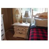 Bedroom Furniture Set - Armoire, Side Tables, Headboard, Dresser, Lamps