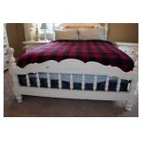 Bedroom Furniture Set - Armoire, Side Tables, Headboard, Dresser, Lamps