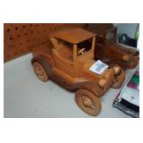 Car Collectibles - Wood Models, Menards Truck, Franklin Mint 1955 Crown Vic