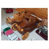 Car Collectibles - Wood Models, Menards Truck, Franklin Mint 1955 Crown Vic