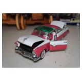 Car Collectibles - Wood Models, Menards Truck, Franklin Mint 1955 Crown Vic