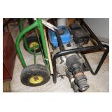 Pacific Hydrostar 3" Gas Powered Trash Pump with Dolly