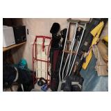 Large Assortment - Sewing Machine, Vintage Electronics, Skis