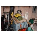 Large Assortment - Sewing Machine, Vintage Electronics, Skis