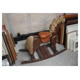 Large Assortment - Rocking Horse, Art, Books, Décor